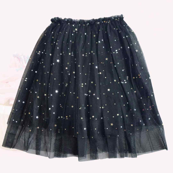 Silver Star Sequence Skirt
