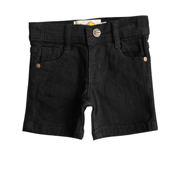 Boy Denim Shorts (Jet Black)