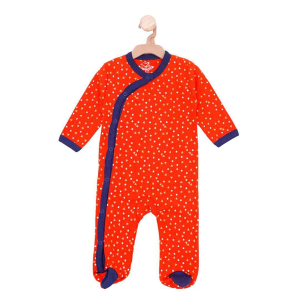 Baby Tiger Tempo Cross Button Sleeping Suit