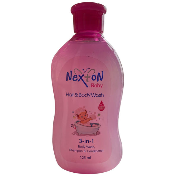 Nexton Hair & Body Wash 3 in 1 Body Wash, Shampoo & Conditioner 125ml