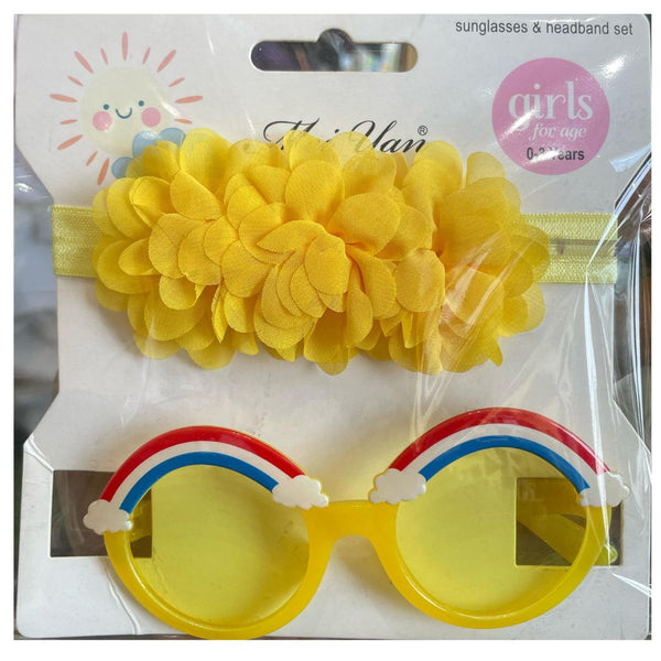 Sunglasses With Headband (Rainbow)
