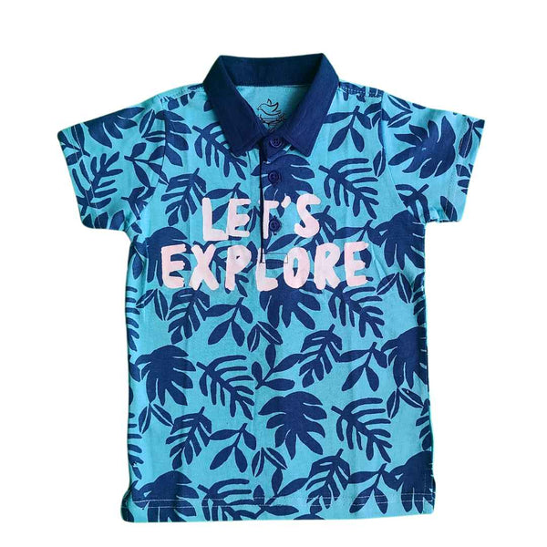 Lets Explore Polo Shirt ( Collar )