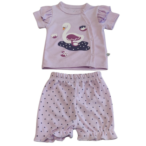 Baby Girl Duck Pair Set Shirt & Short (2056)