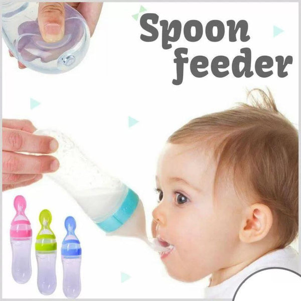Baby Spring Silicone Spoon Feeder 0m+