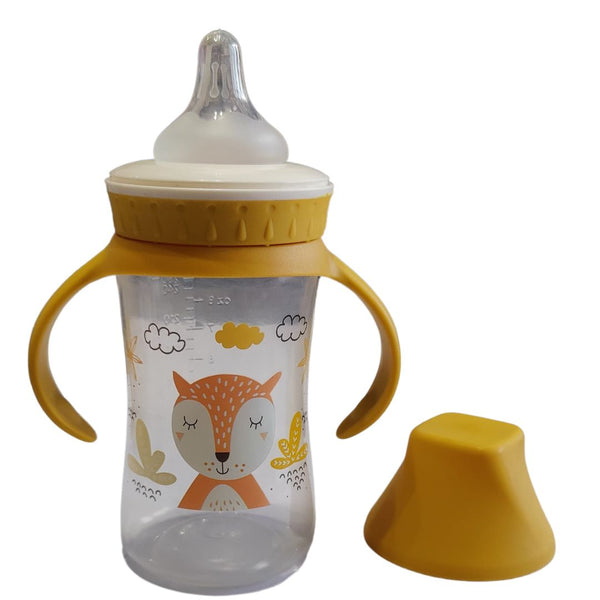 Moments Wide Neck Feeding Bottle with Handle 250 ml 0M+