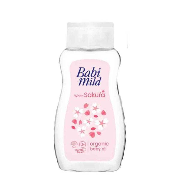 Babi Mild White Sakura Organic Baby Oil 200ml