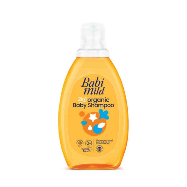 Babi Mild 2 in 1 Organic Baby Shampoo & Conditioner 180ml