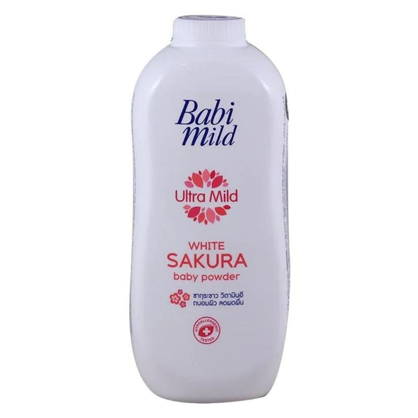 Babi Mild White Sakura Baby Powder 350 g