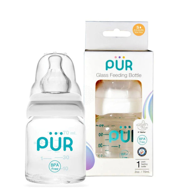 Pur Glass Feeding Bottle 2oz / 60ml (1201)
